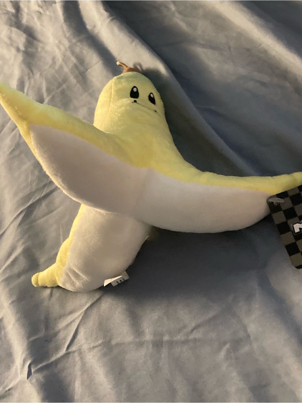 Nintendo Yellow Banana Peel Plush with Brown Tip - Picture 3 of 7